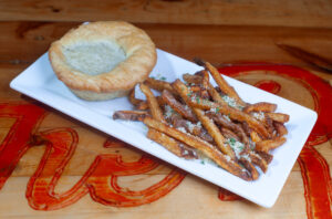 Aussie Meat Pie + Chips (Fries)"